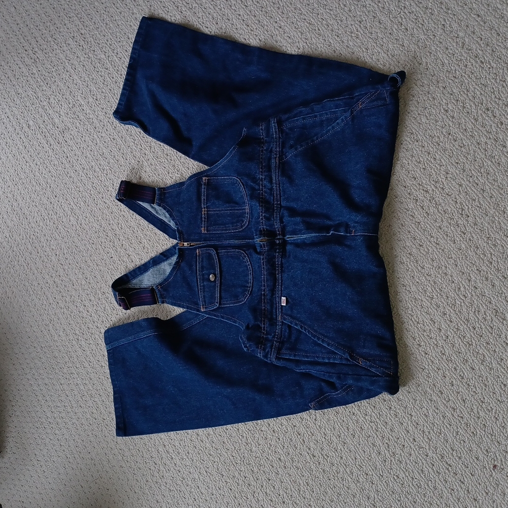 Denim overalls